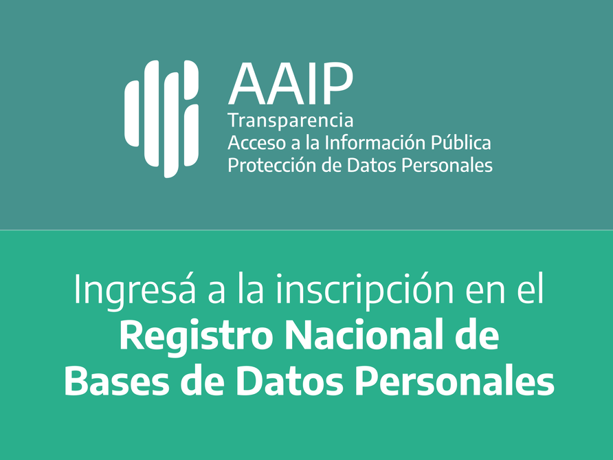AAIP — Protección de Datos Personales